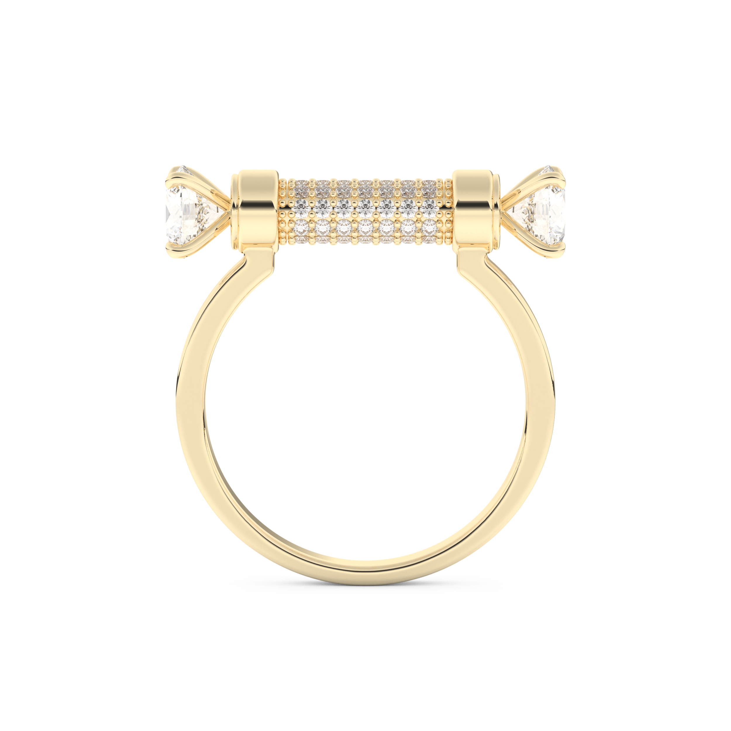 Wedding Band with 1.07 CT Round Cut Moissanite – Yellow, White, or Rose Gold