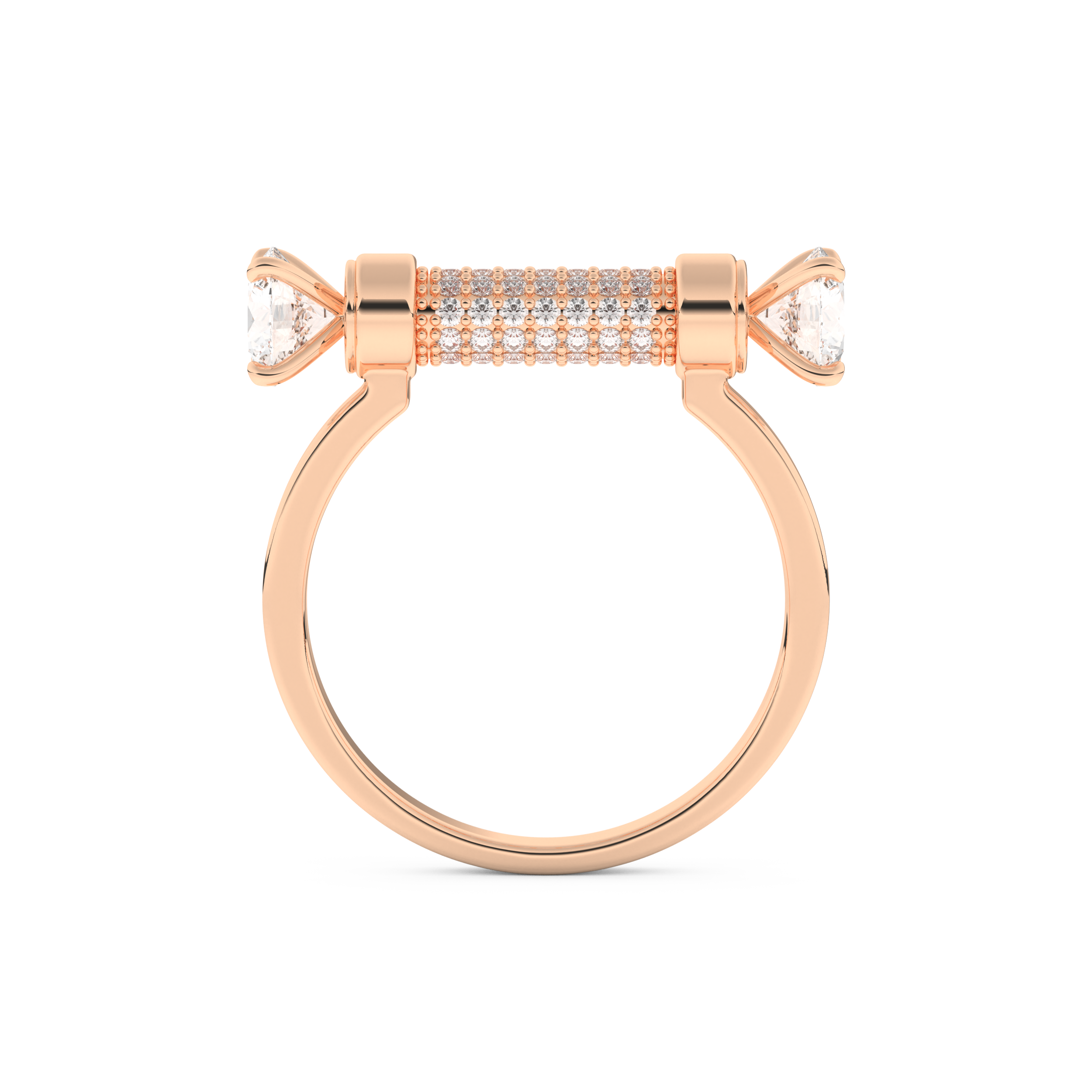 Wedding Band with 1.07 CT Round Cut Moissanite – Yellow, White, or Rose Gold
