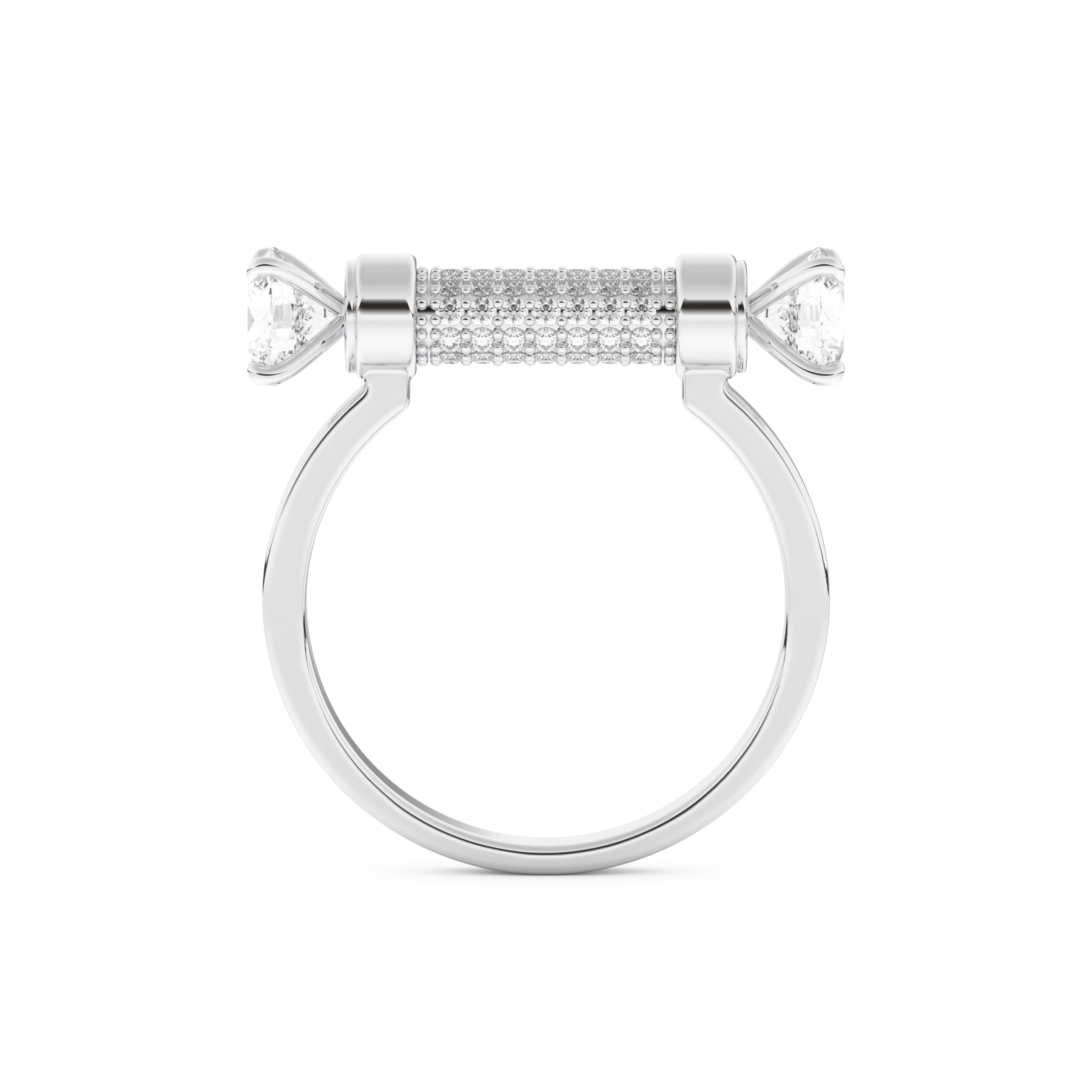 Wedding Band with 1.07 CT Round Cut Moissanite – Yellow, White, or Rose Gold
