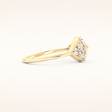 1.51 TCW Triangle & Baguette Shaped Moissanite Multi Stone Wedding Band