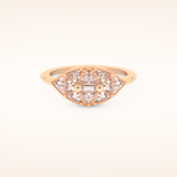 1.51 TCW Triangle & Baguette Shaped Moissanite Multi Stone Wedding Band