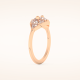 1.51 TCW Triangle & Baguette Shaped Moissanite Multi Stone Wedding Band