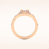 1.51 TCW Triangle & Baguette Shaped Moissanite Multi Stone Wedding Band