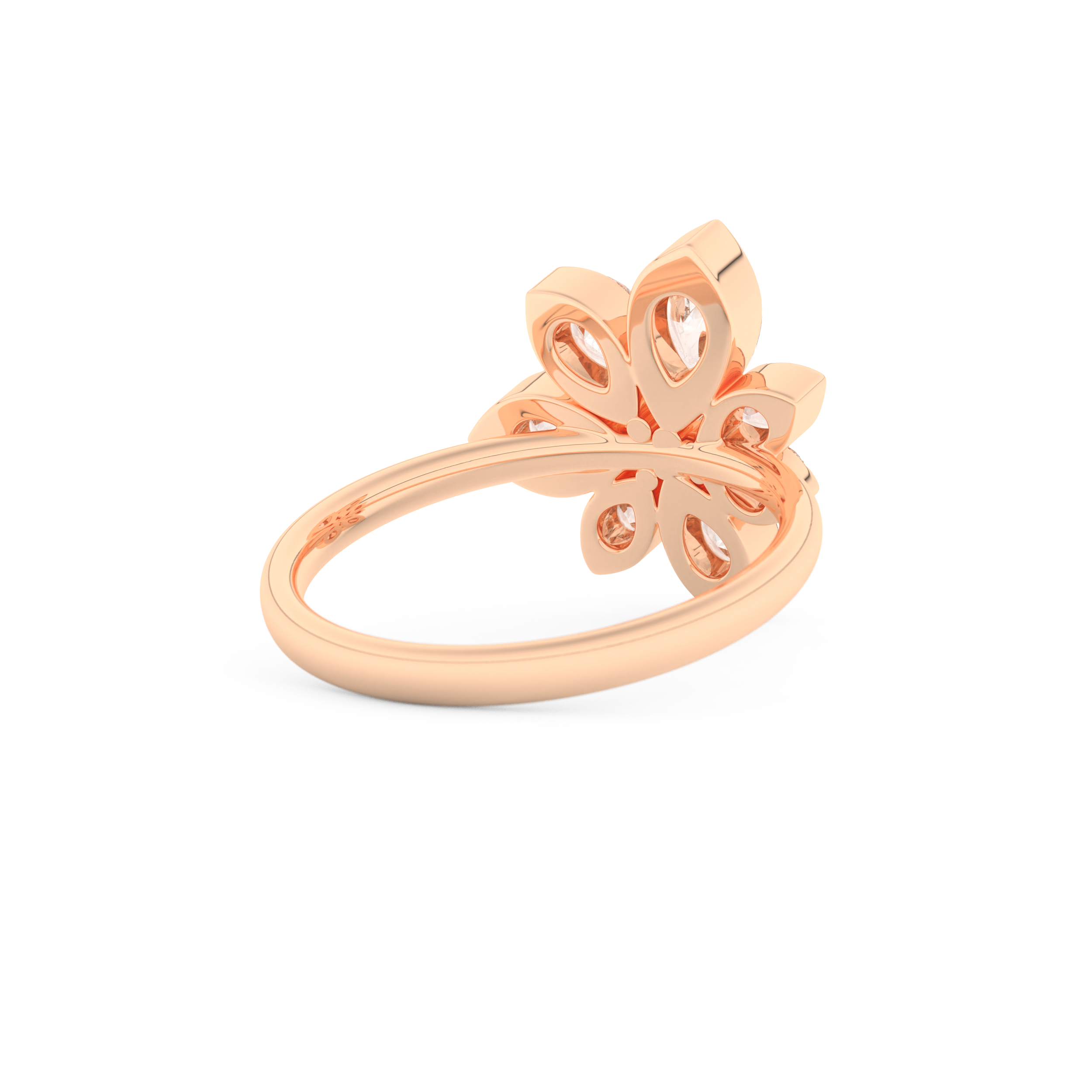 Wedding Band with 1.57 CT Pear Cut Moissanite – Yellow, White, or Rose Gold