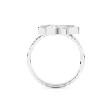 Wedding Band with 1.57 CT Pear Cut Moissanite – Yellow, White, or Rose Gold