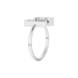 Wedding Band with 1.00 CT Round ,Emerald & Baguette Cut Moissanite – Yellow, White, or Rose Gold