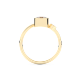 Wedding Band with 0.79 CT Round Cut Moissanite – Yellow, White, or Rose Gold