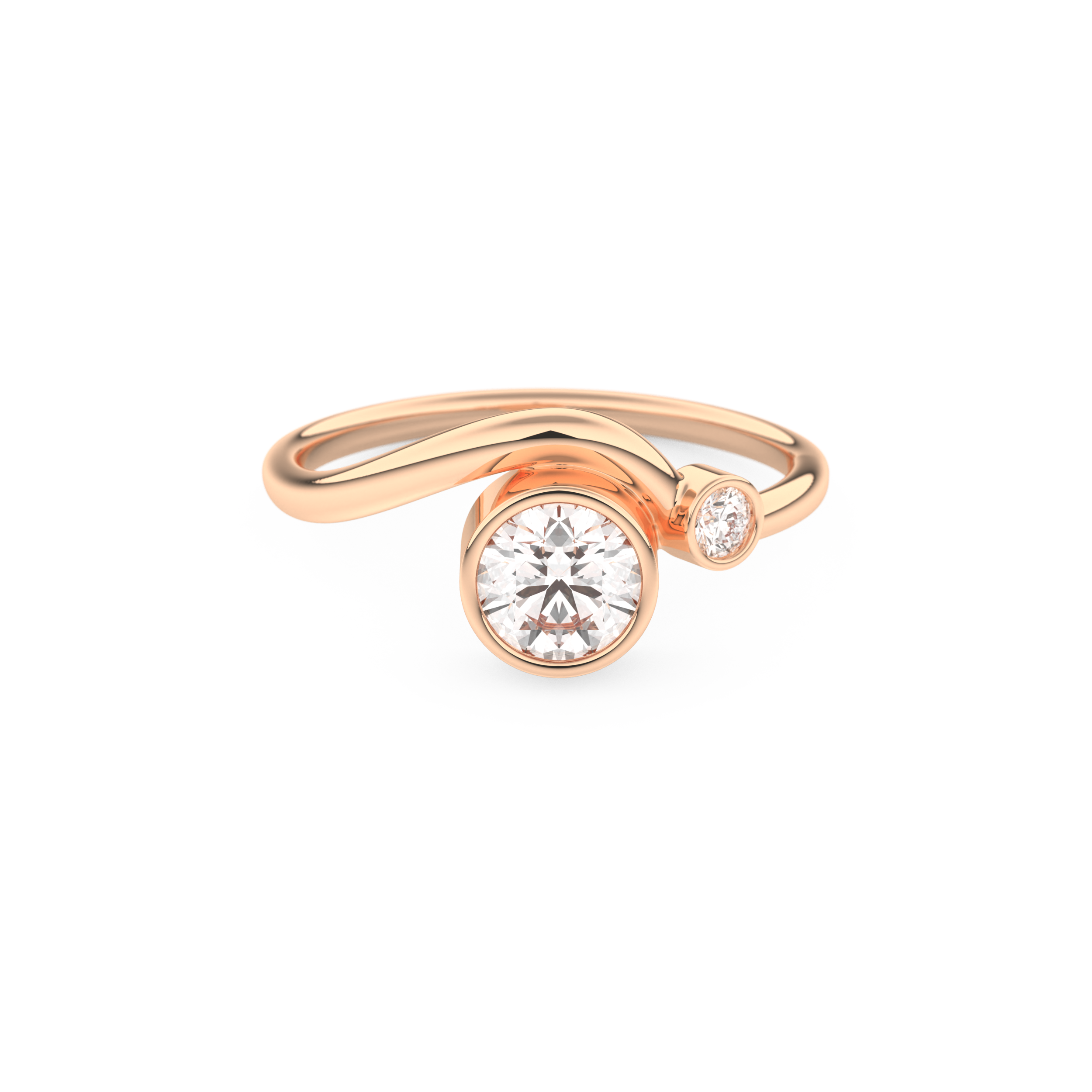 Wedding Band with 0.79 CT Round Cut Moissanite – Yellow, White, or Rose Gold