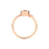 Wedding Band with 0.79 CT Round Cut Moissanite – Yellow, White, or Rose Gold