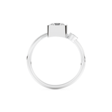 Wedding Band with 0.79 CT Round Cut Moissanite – Yellow, White, or Rose Gold