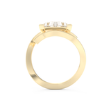 Triangle Cut 2.30 Carat Moissanite Ring – Solitaire Setting in Gold