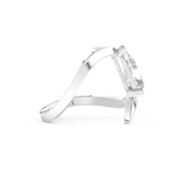 Triangle Cut 2.30 Carat Moissanite Ring – Solitaire Setting in Gold