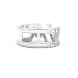 Half Eternity Wedding Band with 1.18 CT Round and Baguette Cut Moissanite – Yellow, White, or Rose Gold 11