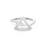 Half Eternity Wedding Band with 0.56 CT Round Cut Moissanite – Yellow, White, or Rose Gold