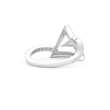 Half Eternity Wedding Band with 0.56 CT Round Cut Moissanite – Yellow, White, or Rose Gold