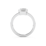 Parallel Diamond Style Wedding Band with 2.43 CT Emerald Cut Moissanite – Yellow, White, or Rose Gold