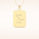 Custom Photo Printed Pendant Necklace – Crafted with Meaning 9