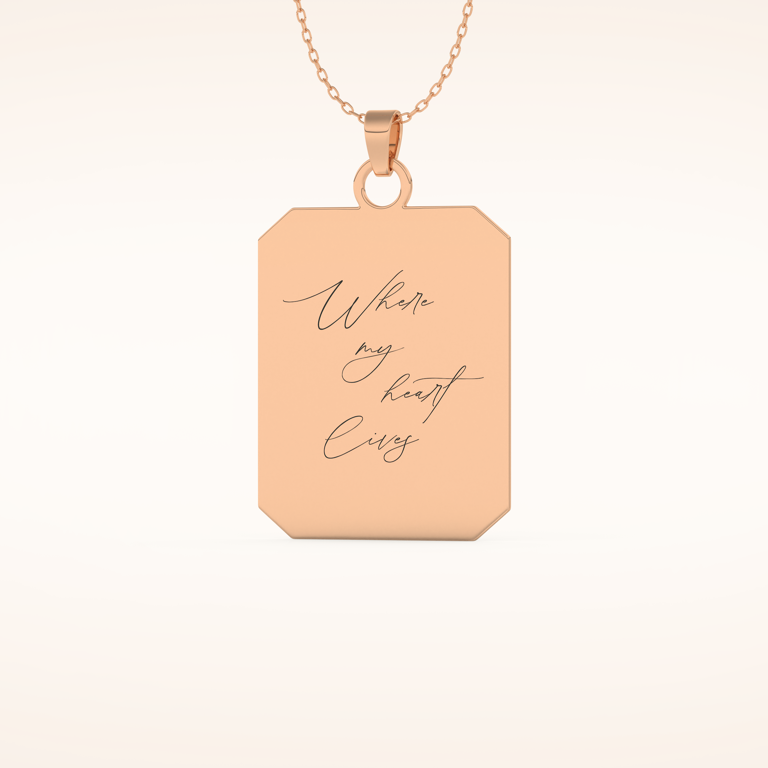 Custom Photo Printed Pendant Necklace – Crafted with Meaning 14
