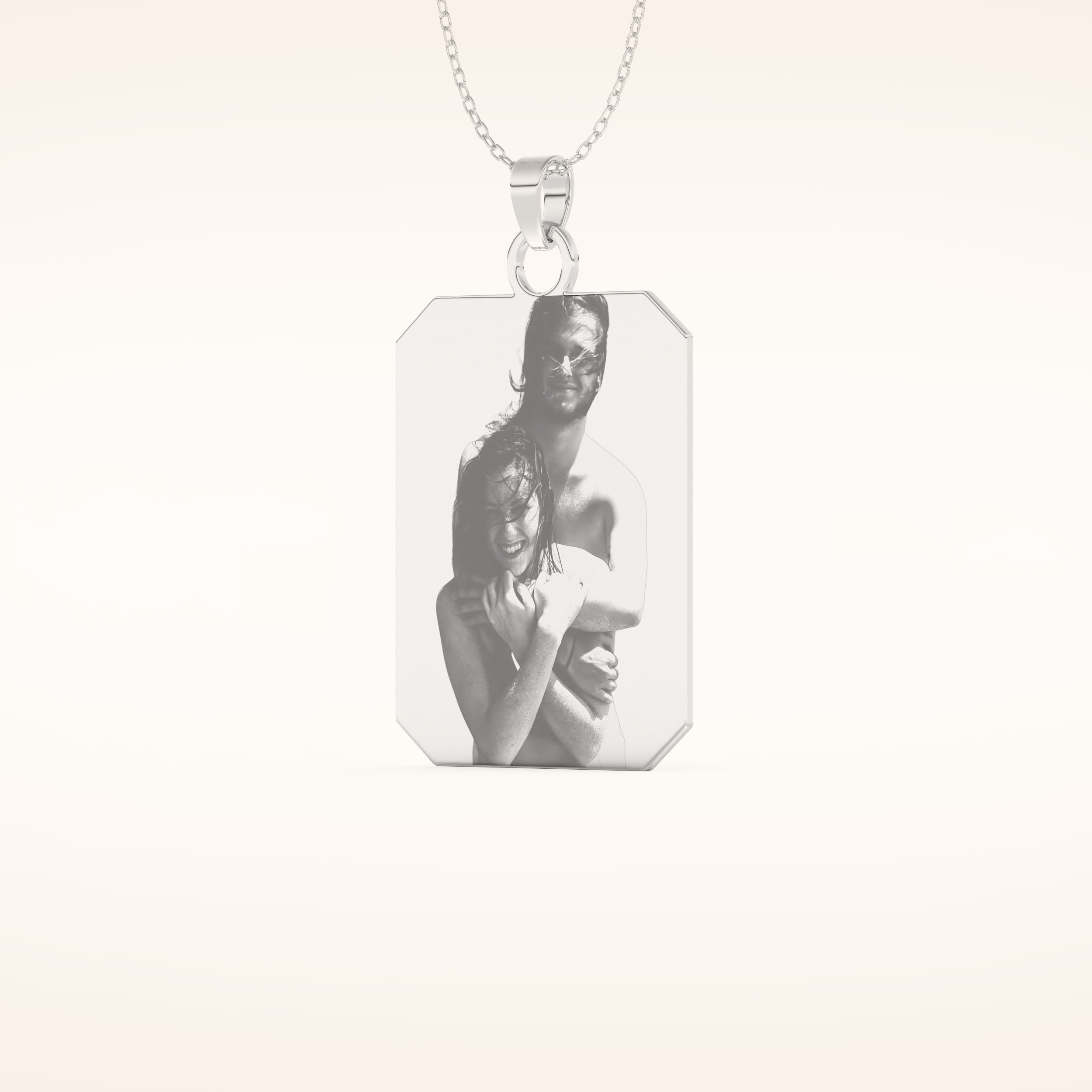 Custom Photo Printed Pendant Necklace – Crafted with Meaning 2