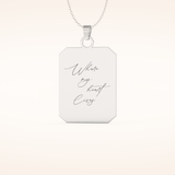 Custom Photo Printed Pendant Necklace – Crafted with Meaning 4