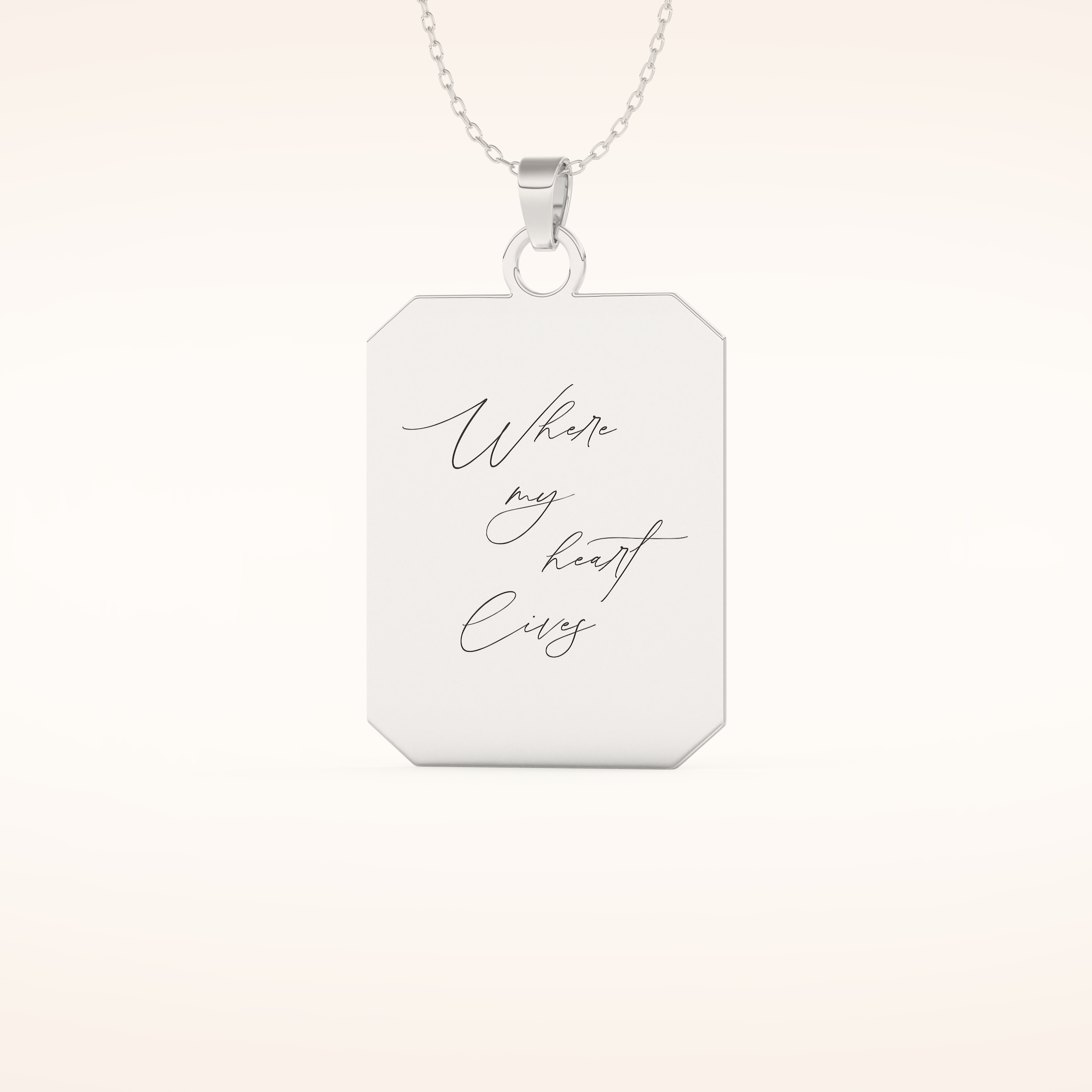 Custom Photo Printed Pendant Necklace – Crafted with Meaning 4