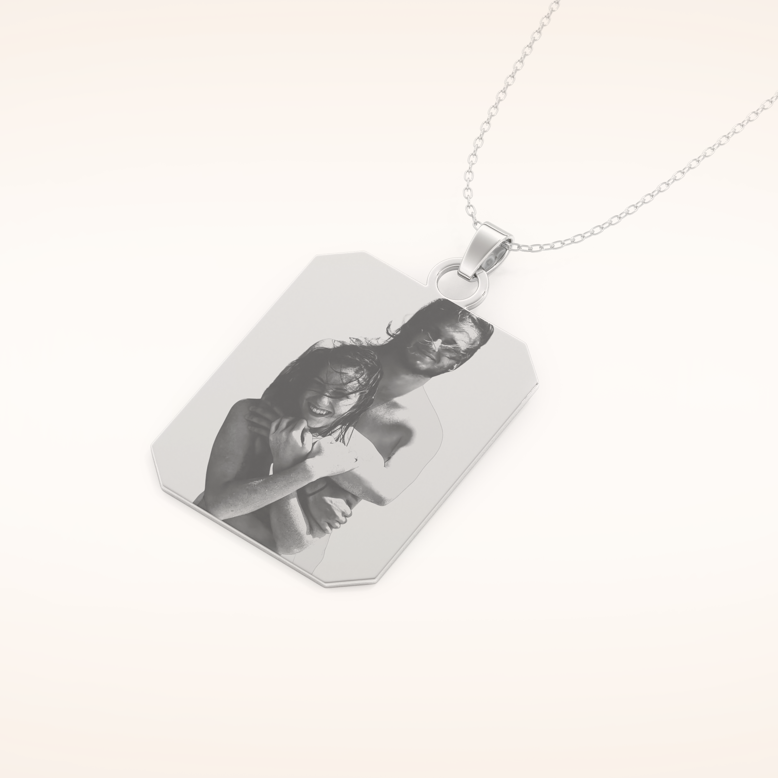 Custom Photo Printed Pendant Necklace – Crafted with Meaning 5