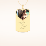 Custom Photo Printed Pendant Necklace – Crafted with Meaning 6