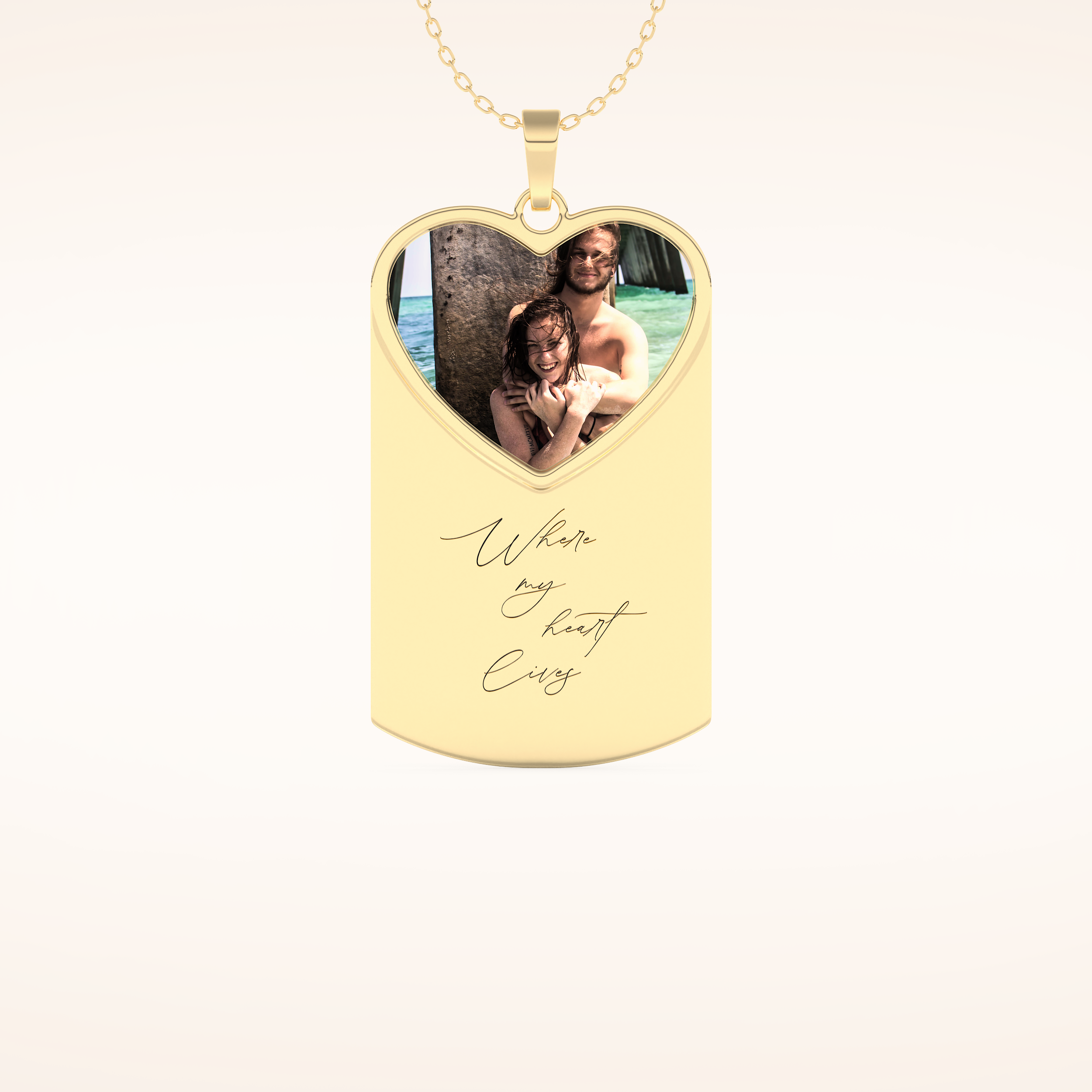 Custom Photo Printed Pendant Necklace – Crafted with Meaning 6