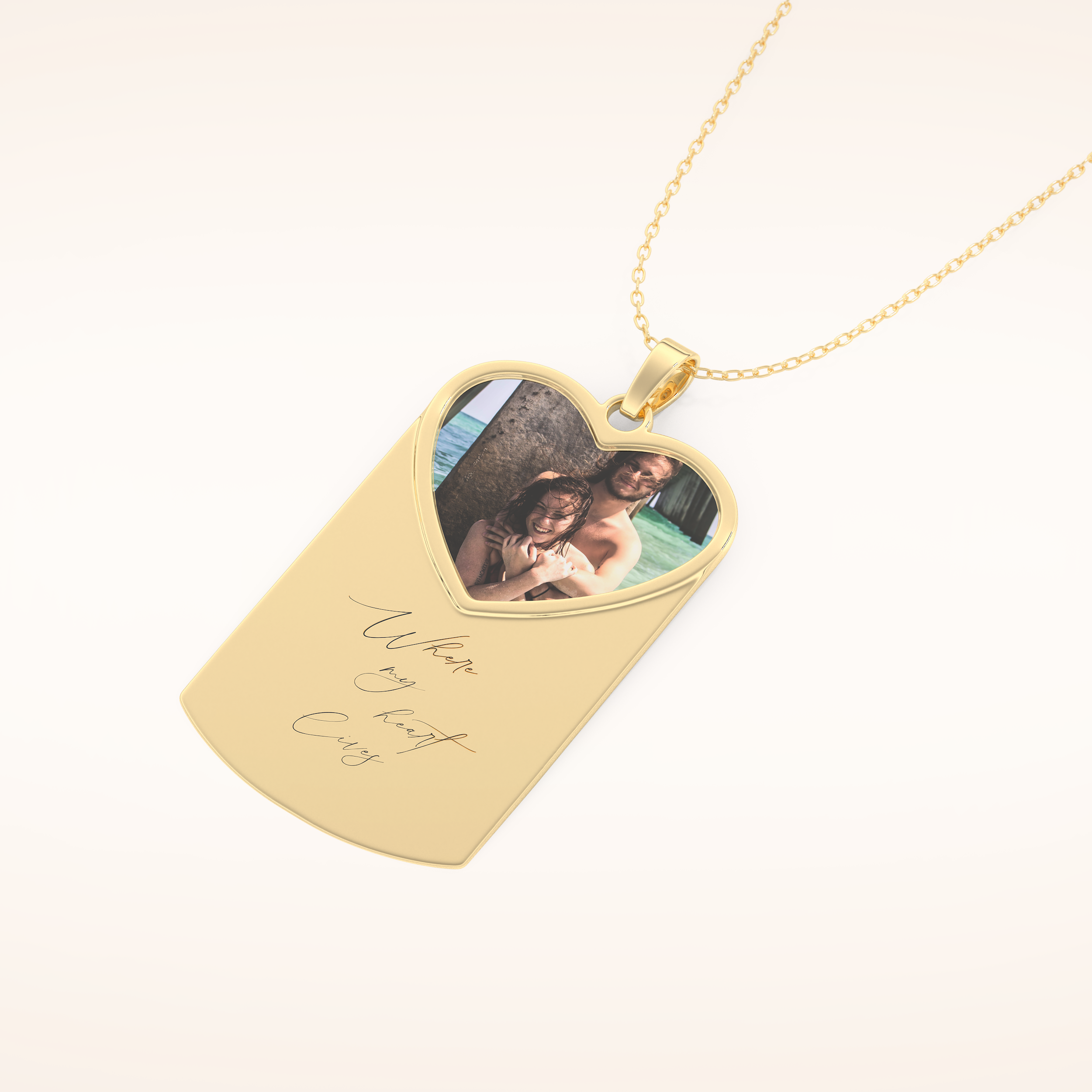 Custom Photo Printed Pendant Necklace – Crafted with Meaning 10