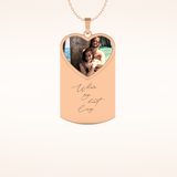 Custom Photo Printed Pendant Necklace – Crafted with Meaning 11