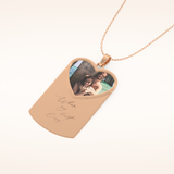 Custom Photo Printed Pendant Necklace – Crafted with Meaning 15