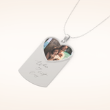 Custom Photo Printed Pendant Necklace – Crafted with Meaning 5