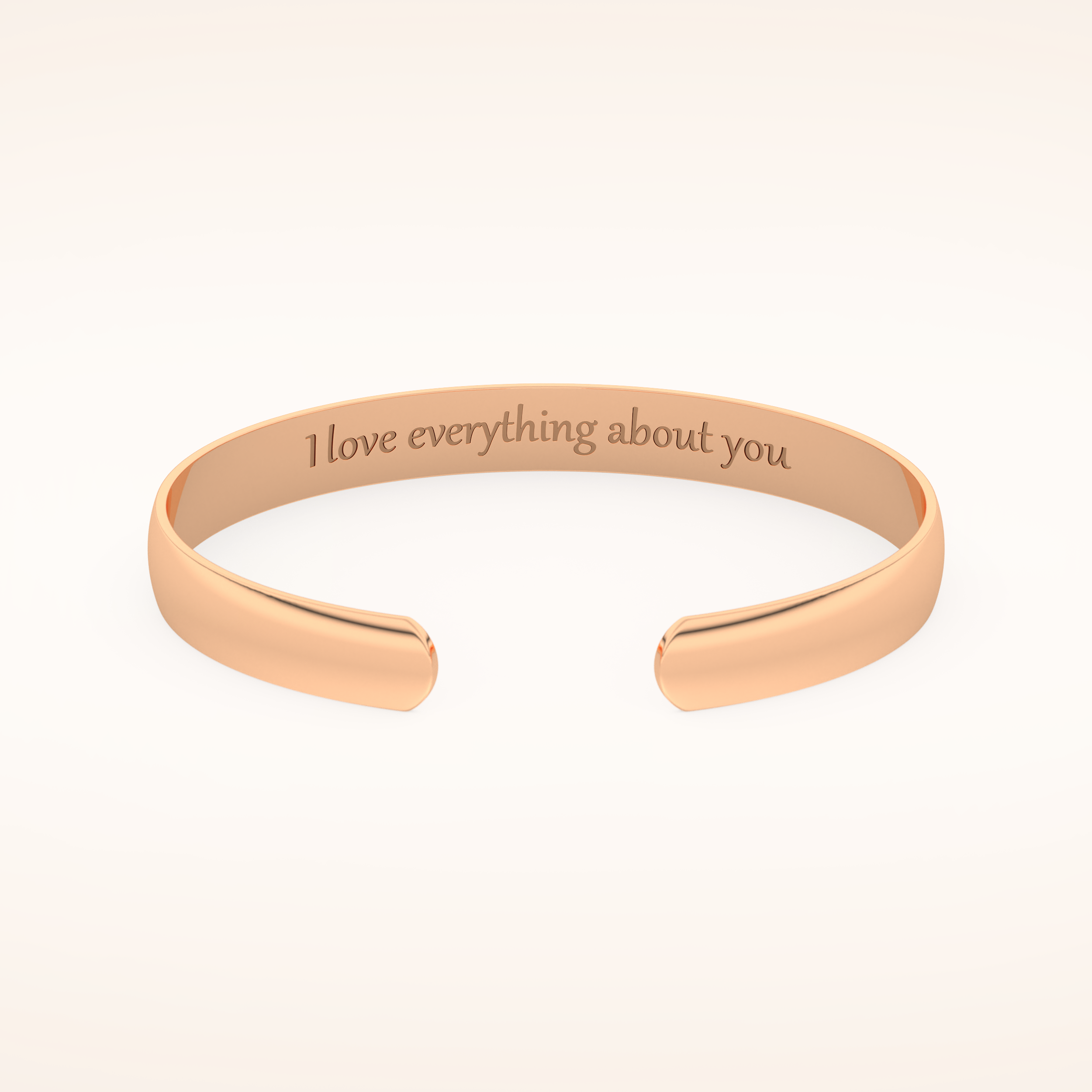 Custom Engraved Gold Cuff Bracelet – Personalized for You 7