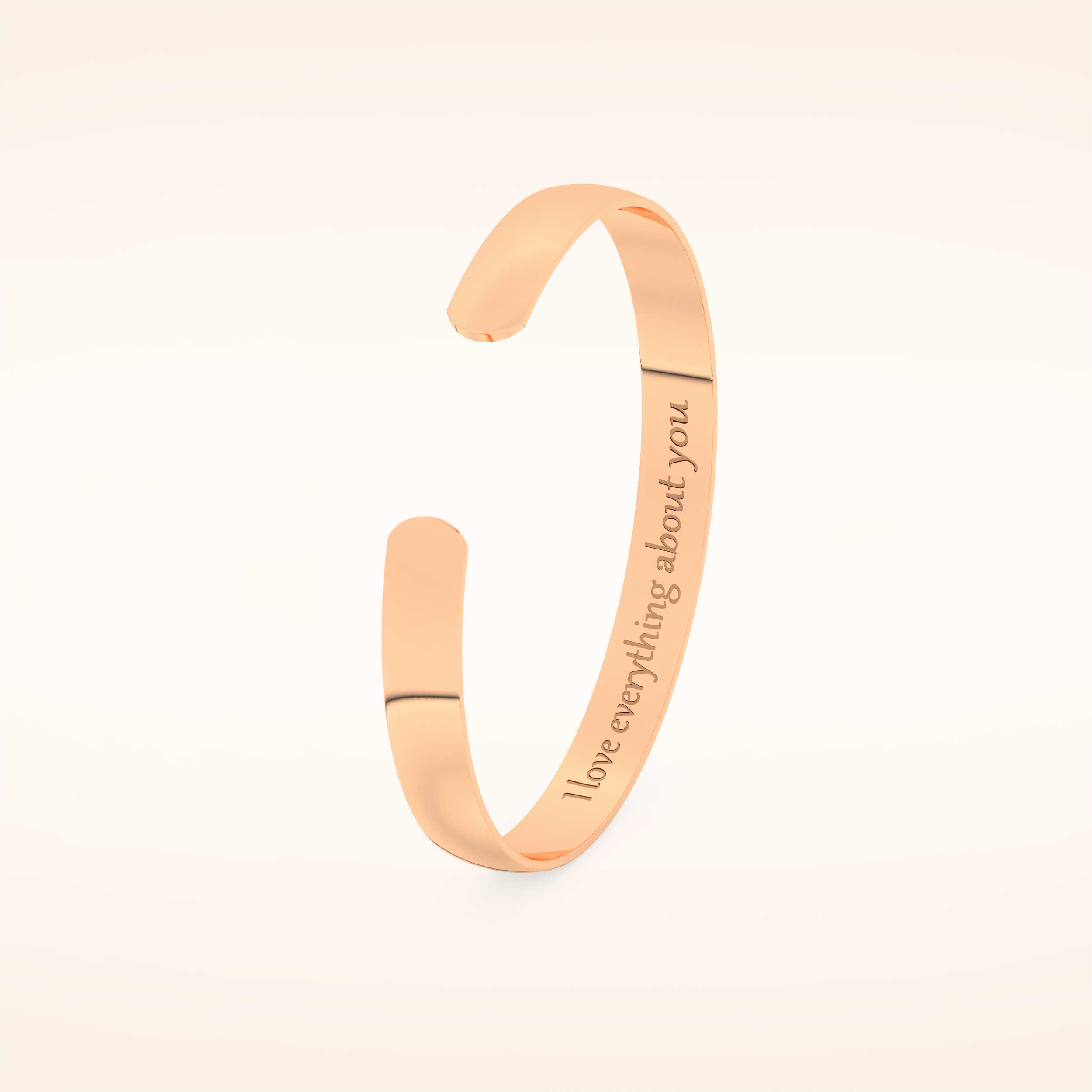 Custom Engraved Gold Cuff Bracelet – Personalized for You 9