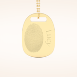 Custom Personalized Fingerprint Pendant Necklace – Crafted with Meaning 6