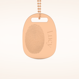 Custom Personalized Fingerprint Pendant Necklace – Crafted with Meaning 11