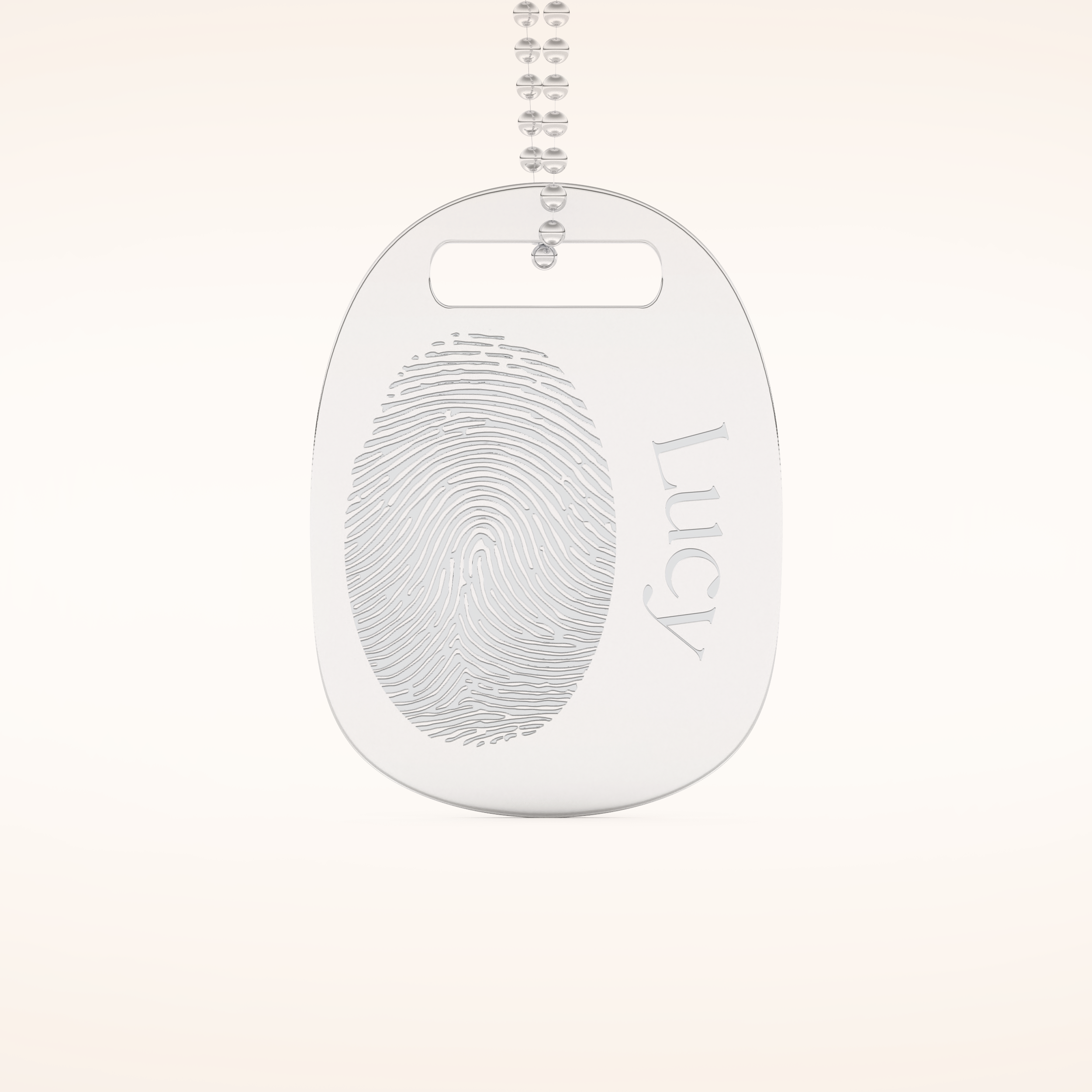 Custom Personalized Fingerprint Pendant Necklace – Crafted with Meaning 1