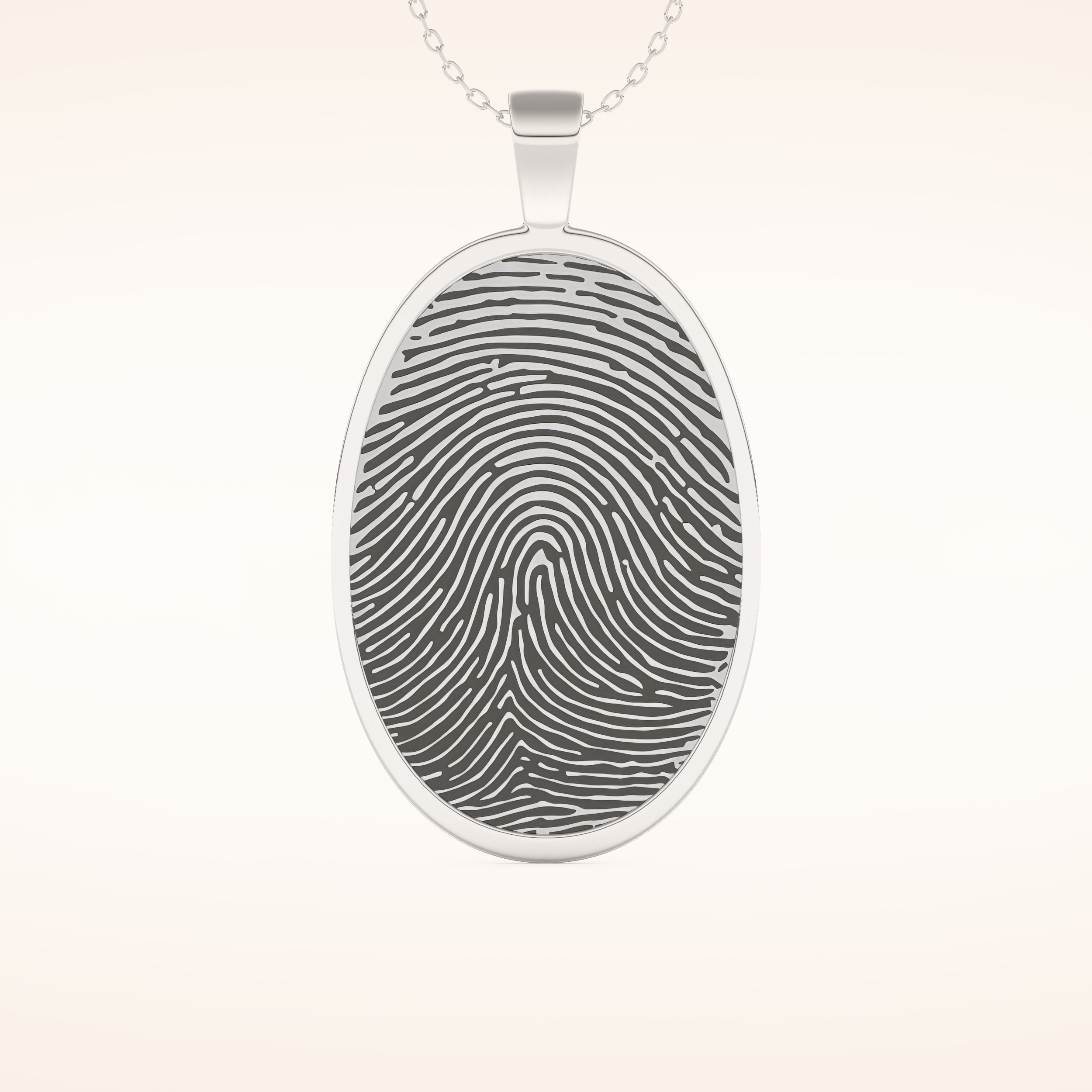 Custom Fingerprint Pendant Necklace – Crafted with Meaning 1