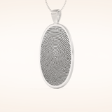 Custom Fingerprint Pendant Necklace – Crafted with Meaning 2