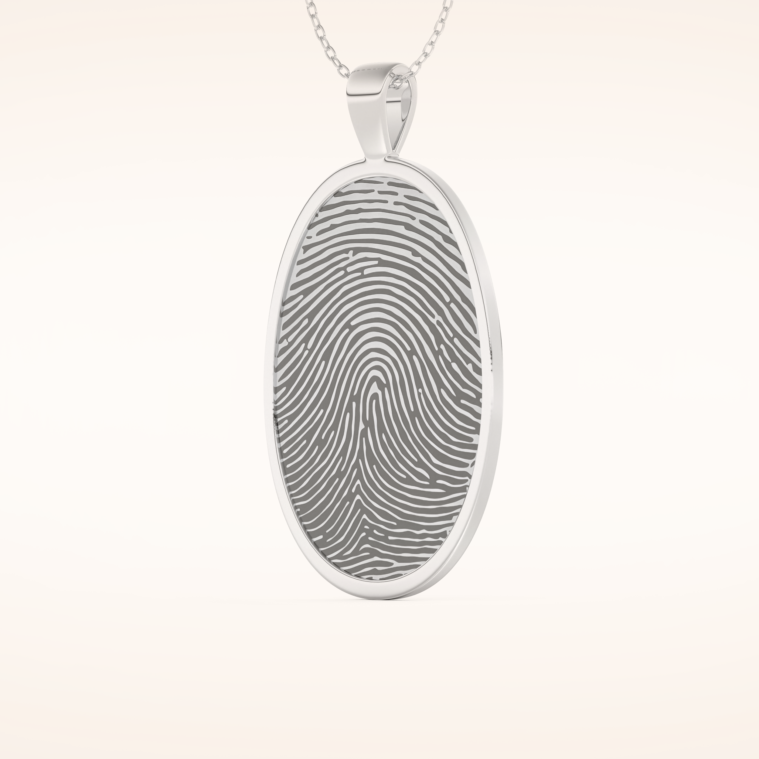 Custom Fingerprint Pendant Necklace – Crafted with Meaning 2