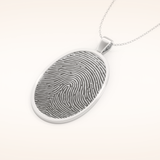 Custom Fingerprint Pendant Necklace – Crafted with Meaning 5