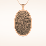 Custom Fingerprint Pendant Necklace – Crafted with Meaning 6