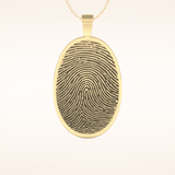 Custom Fingerprint Pendant Necklace – Crafted with Meaning 11