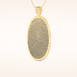 Custom Fingerprint Pendant Necklace – Crafted with Meaning 12