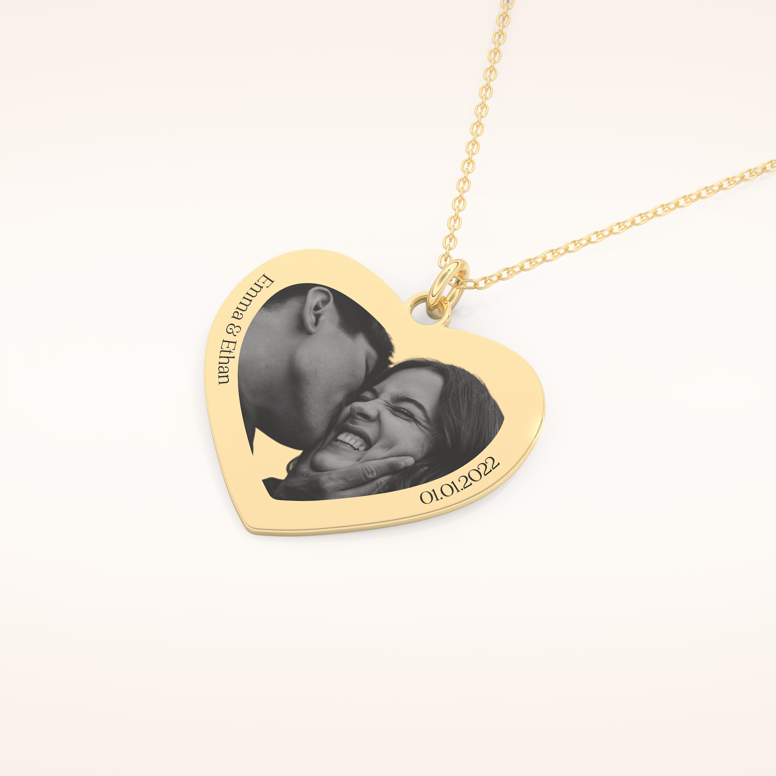 Custom Photo Printed Pendant Necklace – Crafted with Meaning 10