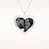 Custom Photo Printed Pendant Necklace – Crafted with Meaning 1