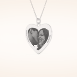 Custom Photo Printed Pendant Necklace – Crafted with Meaning 2