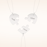 Custom Engraved Split Heart Pendant Necklace – Crafted with Meaning 2