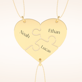 Custom Engraved Split Heart Pendant Necklace – Crafted with Meaning 6
