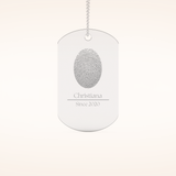 Custom Personalized Fingerprint Pendant Necklace – Crafted with Meaning 1